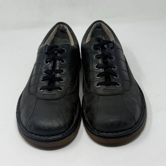 Dr. Martens John Shoes Mens 12 Black Leather Oxford Dress Work Preppy Gorpcore - Picture 5 of 16